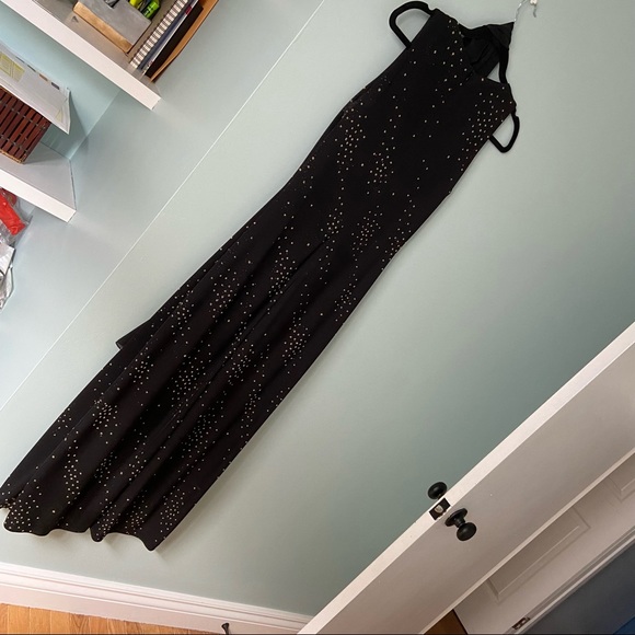 Vintage 80s/90s Black sparkly evening dress - Picture 3 of 7